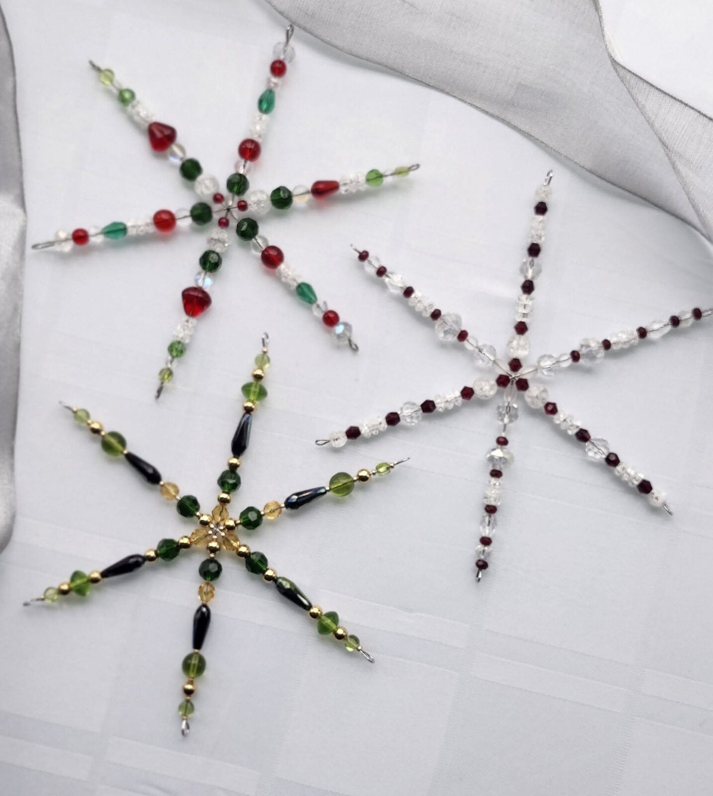 Beaded Snowflake Ornament Workshop