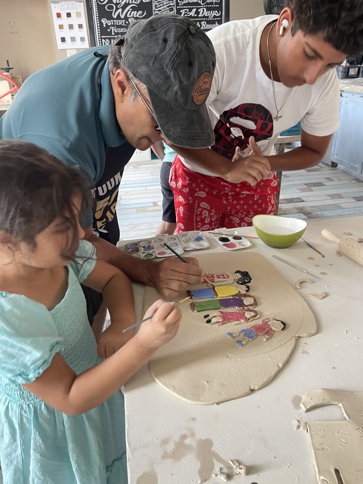 Saturday Family Pottery Drop-in. Price is per person, not per family.